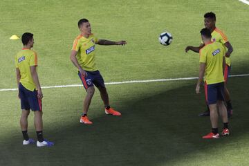 David Ospina ya está con el grupo que entrenó en el estadio Pacaembú a tres días del partido definitivo ante Chile por los cuartos de final de la Copa América. La Selección Colombia hizo la práctica entre risas y el mejor ambiente y espera por el compromiso que será el 28 de junio a las 6:00 p.m.