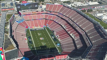 Una vista aérea del Levi’s Stadium.