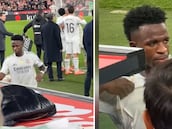 No se vio en TV: el gesto de Vinicius con la grada tras ser sustituido