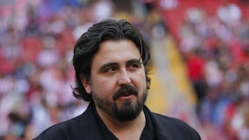 Amaury Vergara Guadalajara Manager during the game Guadalajara vs Pachuca, corresponding to second leg match of Final of the Torneo Clausura Grita Mexico C22 of Liga BBVA MX Femenil, at Akron Stadium, on May 23, 2022.
<br><br>
Amaury Vergara Propietario de Guadalajara Guadalajara durante el partido Guadalajara vs Pachuca, correspondiente al partido de vuelta de la Gran Final del Torneo Clausura Grita Mexico C22 de la Liga BBVA MX Femenil, en el Estadio Akron, el 23 de Mayo de 2022.