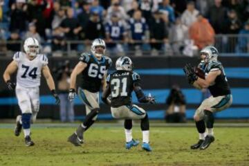 El mejor partido de Luke esta temporada fue el que le enfrentó a en la jornada 8 a los Colts. Kuechly realizó 14 tackles y una intercepción.  