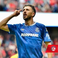 Paulinho fue el jugador más efectivo del Toluca en la jornada 10