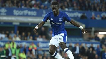 El centrocampista senegalés, Idrissa Gueye, durante un partido.