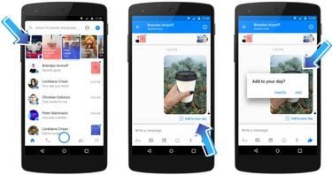 Messenger Day, así es el clon de Snapchat en Facebook Messenger