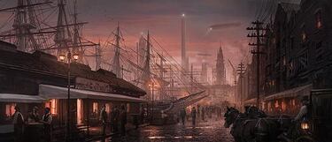 Ciudades del mundo bajo la estética The Order 1886