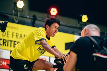 Egan Bernal Christopher Froome, Romain Bardet y Primoz Roglic disfrutaron la jornada de media day en el Criterium de Saitama donde corren este domingo.