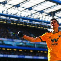 El gol 100 de Raúl Jiménez fue contra el Chelsea