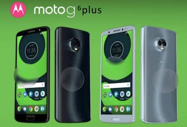 Filtrado el diseño del Moto G6, Moto G6 Plus y Moto G6 Play