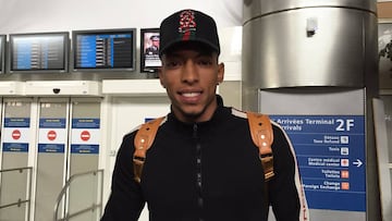 Johan Mojica habla a su llega a a Francia para unirse con la Selección Colombia