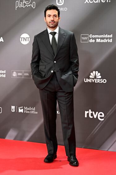 Pablo Cruz posa en la alfombra roja. 