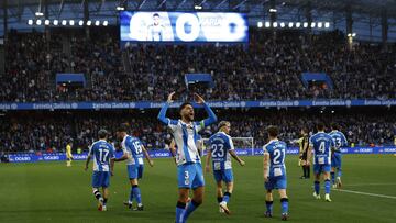 Zaka marcó en su estreno con el Deportivo en Riazor.