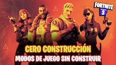 Fortnite: vuelve la construcción y se habilitan modos extra sin construcción