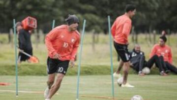 Omar Pérez en la práctica.