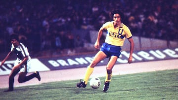 <br><br>
TOMAS BOY DEL EQUIPO TIGRES DURANTE LA FINAL PUMAS UNAM VS TIGRES UANL EN LA TEMPORADA 1977-1978.
<br><br>
DAVID LEAH/ARCHIVO HISTORICO MEXSPORT