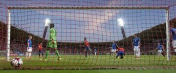 Diego Costa marca el 1-0.