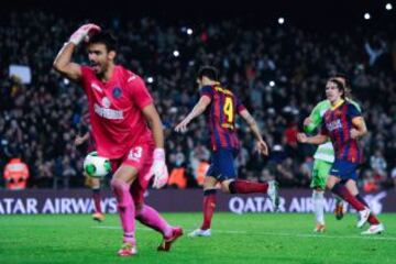 Copa del Rey. Barcelona-Getafe. 2-0. Cesc Fábregas celebra el segundo gol anotado de penalti.