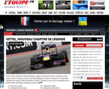 Portadas de la prensa extranjera