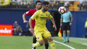 Álvaro con el Villarreal.
