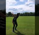Figuras de la Roja femenina mostraron sus dotes para el golf