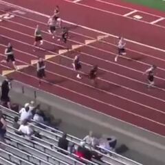 Tiene a Estados Unidos revolucionado: 4x100 y le dan el relevo sexto y a 10m del rival...