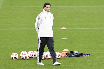 Solari's first day as Real Madrid coach.