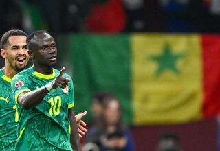 La otra toma del golazo de Sadio Mané que le da el pase a la final a Senegal