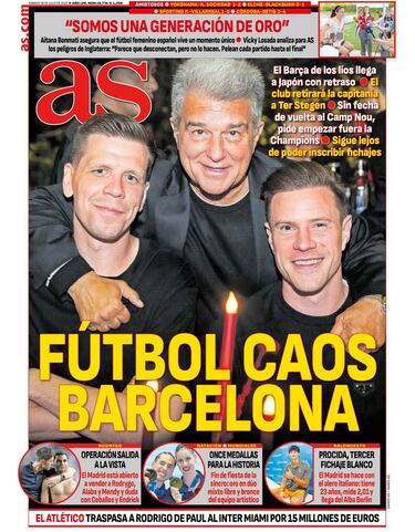 Las portadas de AS de julio