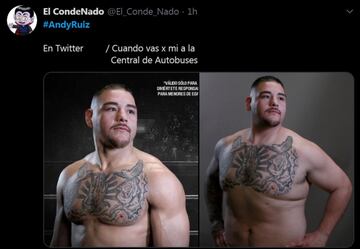 Los memes no perdonaron la derrota de Andy Ruiz vs Joshua