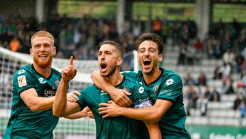 Heber y Carlos Vicente, el dúo dinámico del Racing de Ferrol