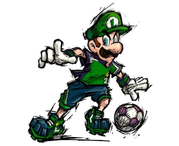 Mario Smash Football | Luigi también ha aparecido en las diferentes entregas de la saga futbolística protagonizada por Mario y compañía; el fútbol arcade más divertido.