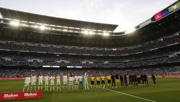 El partido entre el Real Madrid y el Mil&aacute;n del Trofeo Bernab&eacute;u 2018.
 