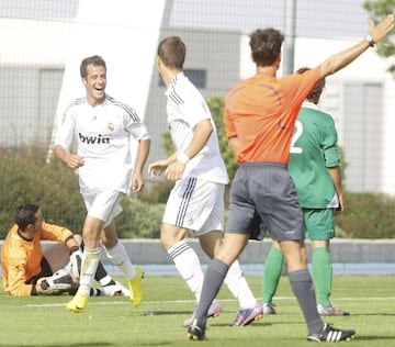 En el Real Madrid juvenil, en 2010.