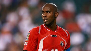 Felipe Baloy durante un partido con Panamá
