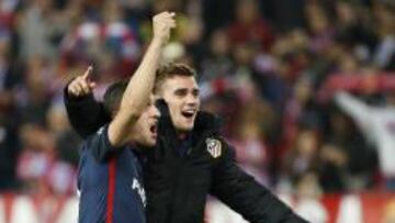 Griezmann celebra el triunfo.