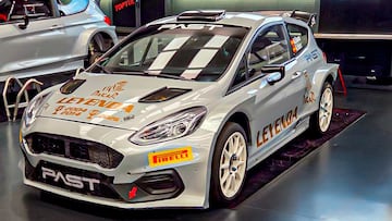 El Ford Fiesta con el que competirá Nani Roma en rally.