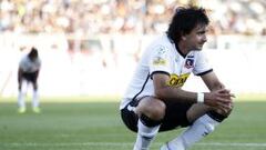 Osmar Molinas se lamenta tras marcar el autogol que le dio el empate a la U en el Clausura 2011.