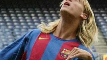 <b>DEBUT.</B> El delantero argentino podría debutar con el Barcelona el próximo domingo contra el Atlético de Madrid.