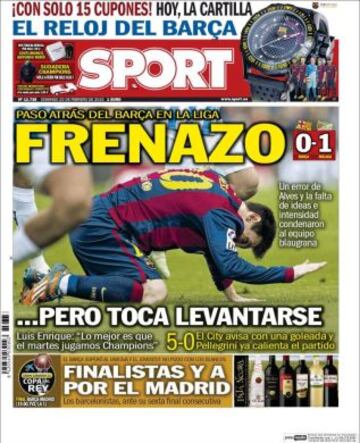 Portadas de la prensa deportiva