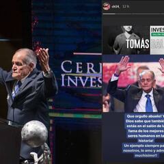 'Chicharito' dedica mensaje a Tomás Balcázar por ingresar al Salón de la Fama del Futbol