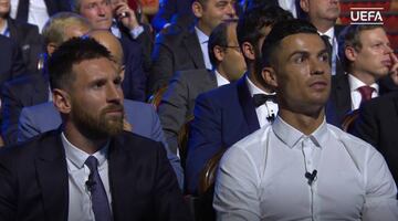 Cantona's speech - Messi and Ronaldo react