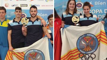 Sant Andreu, doble campeón en casa del Nacional de Clubes
