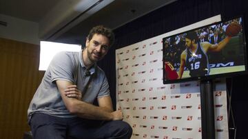 07/09/16 BALONCESTO MADRID CASA AMERICA EVENTO NBA2K NBA 2K ENTREVISTA PAU GASOL
