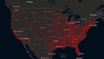 Estados Unidos volvi&oacute; a tener una alza en los &uacute;ltimos dos d&iacute;as en California, Texas y Florida; la cuenta de infectados en el pa&iacute;s es de poco m&aacute;s de 5.3 millones.