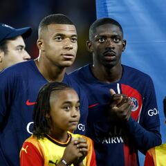 Dembélé: “Estoy muy contento de jugar con Mbappé”