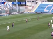 Puede ser el gol de la fecha: Mayoral adelanta a la Roma