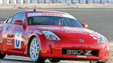 <b>A PISTA. </b>El Nissan 350Z lucirá en los tramos nacionales.