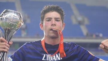 Elyaz Zidane, campeón del europeo Sub-18 con Francia.
