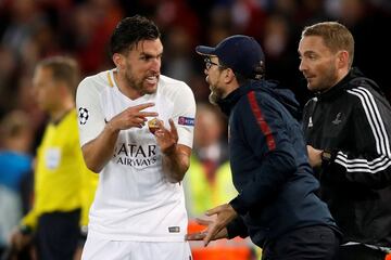 Kevin Strootman con Eusebio Di Francesco.