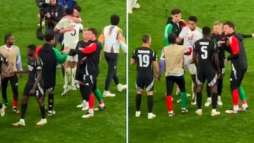 Lo que hizo Bellingham tras el pitido final y las críticas en redes por su actitud con Rice