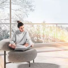 Este calefactor cerámico de bajo consumo es pequeño y silencioso